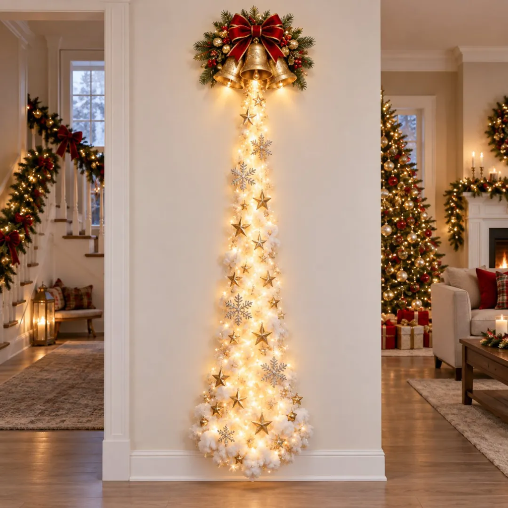 3D Glowing Christmas Wall Decorations - Christmas Magic on the Wall