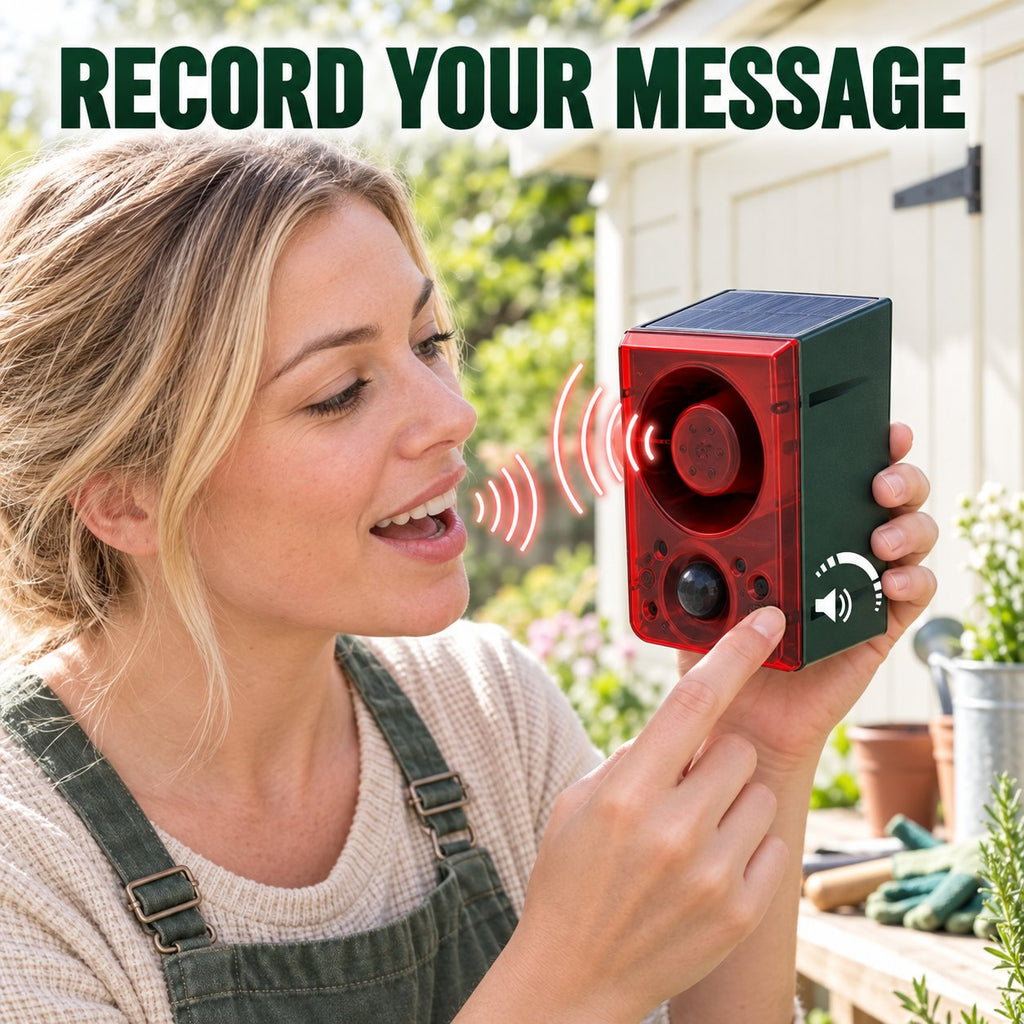 Solar Motion Sensor Alarm Light: Wireless Outdoor Security Siren & Intruder Deterrent ☀️🚨
