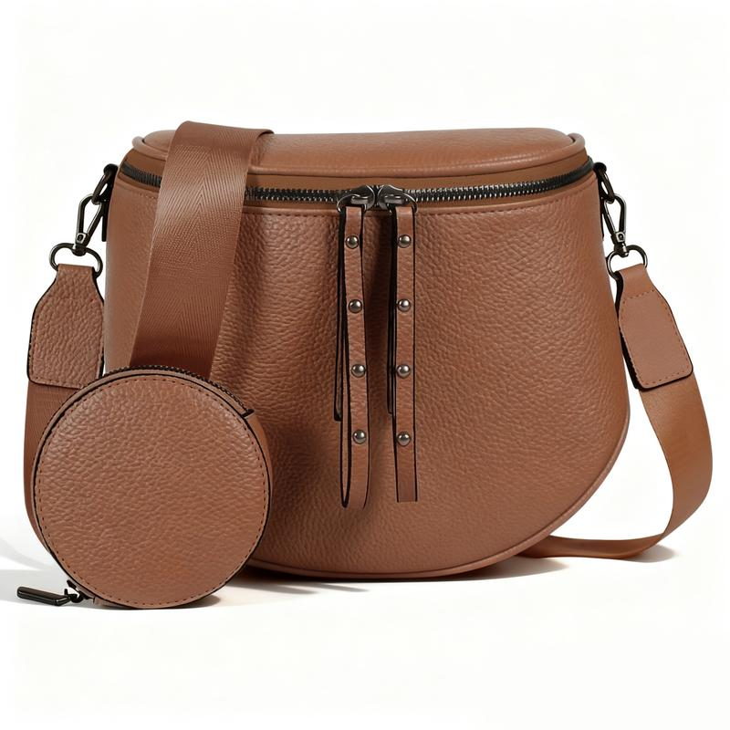 👜Women's Crossbody & Shoulder Bag - Waterproof Leather Pouch with Adjustable Strap👜