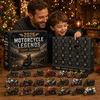 2026 Motorcycle Legends Advent Calendar – 24 Days, 24 Mini Motorcycles, 24 Legendary Rides