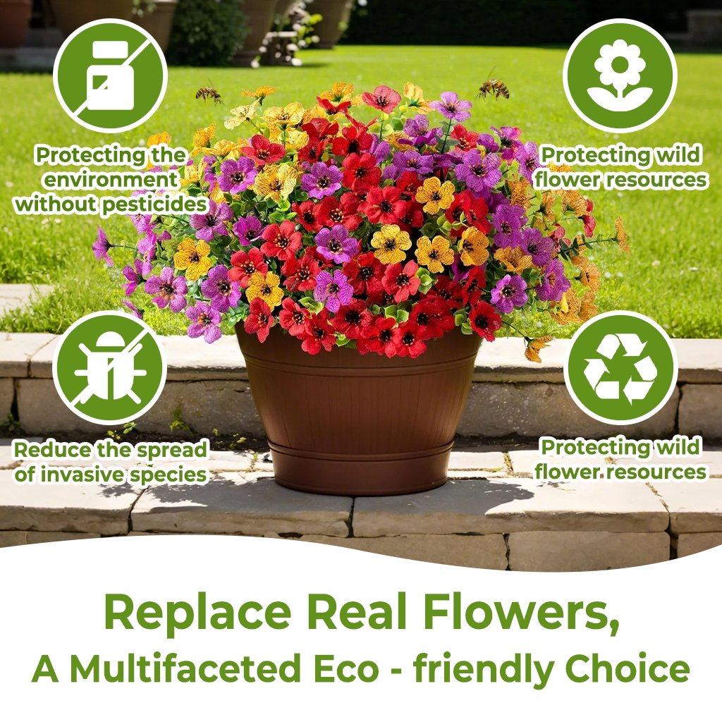 💐🌸Last Day Sale 49% OFF💐 UV Resistant Colorful Artificial Flower