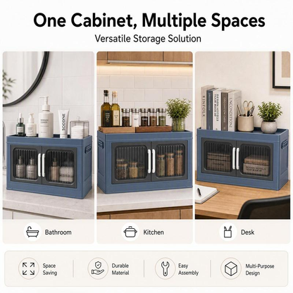 📦20" Multi-Purpose Storage Cabinet with Magnetic Auto-Close Doors & Carry Handles📦