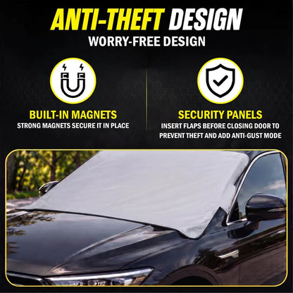 Car Windshield Protector Cover - Waterproof, All-Season Outdoor Wind Screen Shield for Most Vehicles