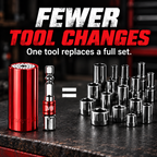 🔧Multifunctional socket tool—automatically adapts to and grips fasteners of various shapes🔧