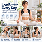 🧘‍♀️ Ergonomic Posture Support Strap – Elastic Back Straightener for Home & Office