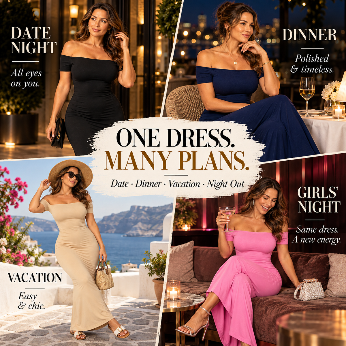 Off-the-Shoulder Short Sleeve Bodycon Maxi Dress | Slim-Fit Ruched Long Dress