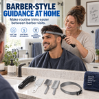 ✂️ 4-Piece Hair Cutting Guide Kit – Adjustable Home Barber Set