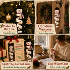🎄 Handmade Christmas Crochet Ornament Kit - The Perfect DIY Holiday Gift & Decoration 🎅