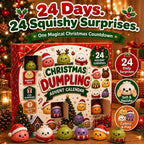 🎅 CHRISTMAS SPECIAL | 24 Days of Mini Squishies – Cute 2026 Advent Calendar with Daily Dumpling Surprises