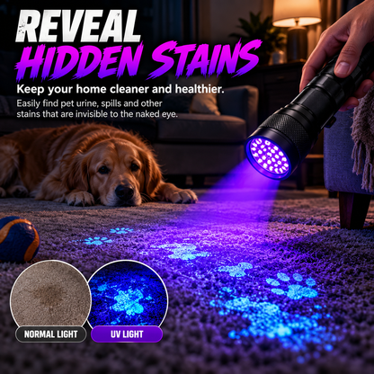 🔦51-LED UV Flashlight — Track Your Prey with Precision🦌