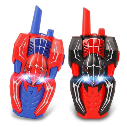 2-Pack Kids Walkie Talkies – Up to 4 Players, 3280FT Range, Fun Dinosaur & Spider Wrist Toys