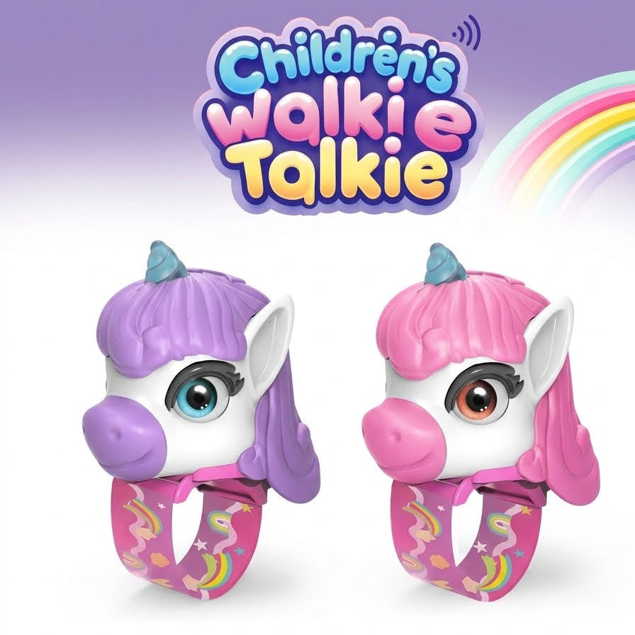 2-Pack Kids Walkie Talkies – Up to 4 Players, 3280FT Range, Fun Dinosaur & Spider Wrist Toys
