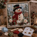 🎄 Christmas Magic: 3D Fabric Poke Art Kit – DIY Holiday Craft & Festive Home Decor