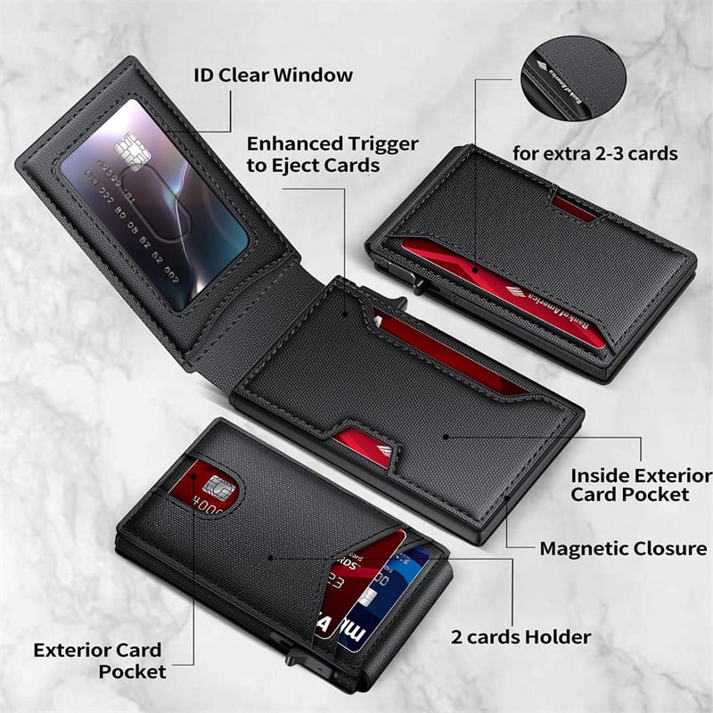 🔥 HOT SALE 48% OFF- Men's RFID Minimalist Bifold Wallet