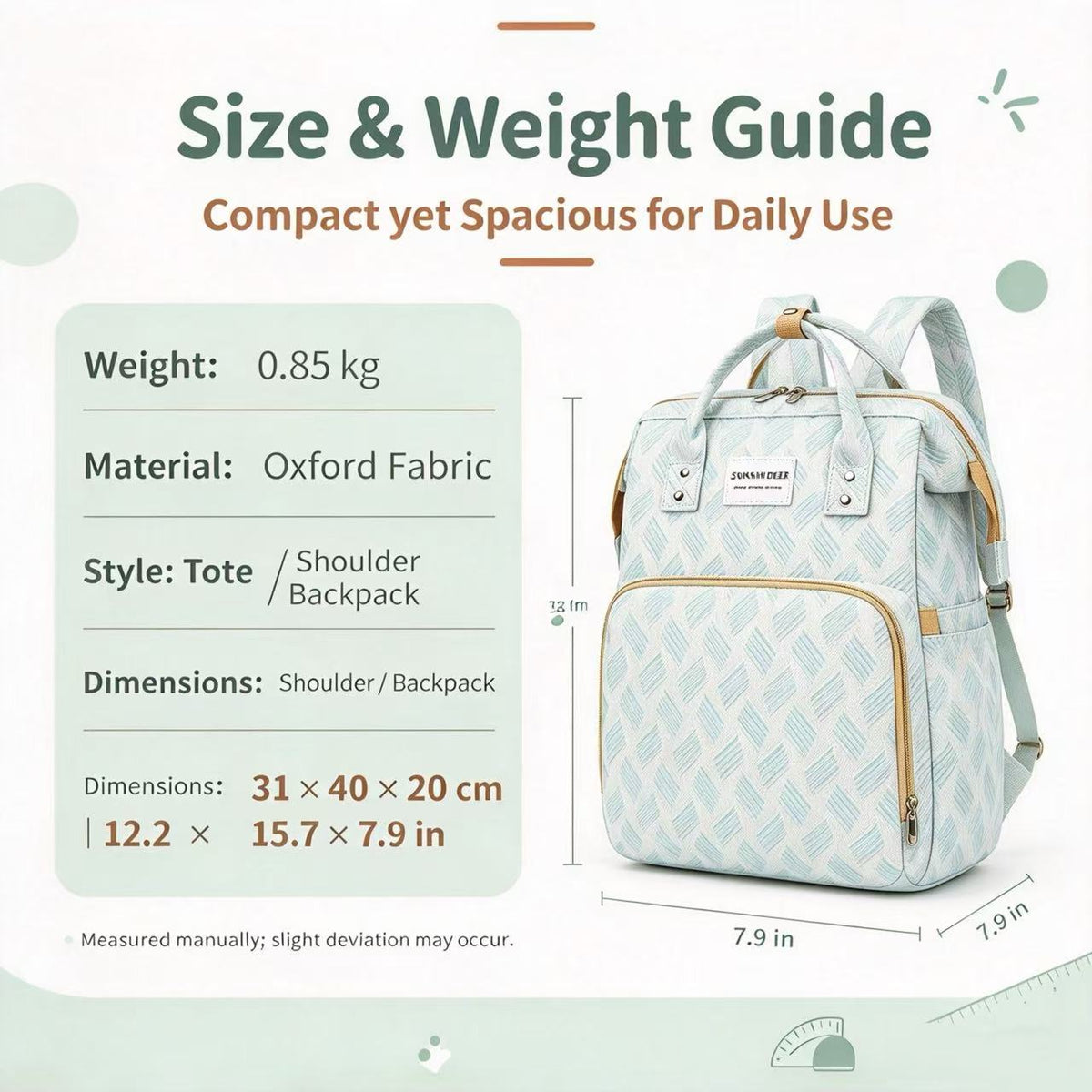 🎒 Lightweight & Stylish: The Ultimate Everyday Diaper Backpack for Modern Moms 👶