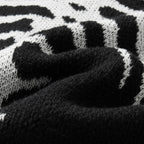 Skeleton Ribcage Oversized Knit Button Cardigan