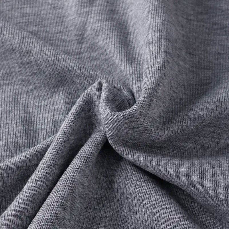 Women's Gray Basic Hoodie Top