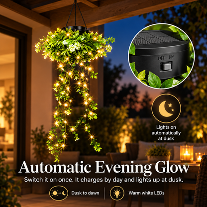 Solar Artificial Plants Hanging lights– Bring Your Garden to Life After Dark