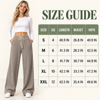 Women’s High-Waisted Wide-Leg Casual Pants – Relaxed Athleisure Fit