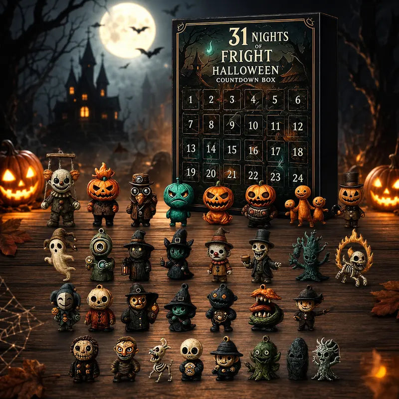 2026 Halloween Countdown Advent Calendar Gift Box-31 Nights of Fright Blindbags Surprise Set