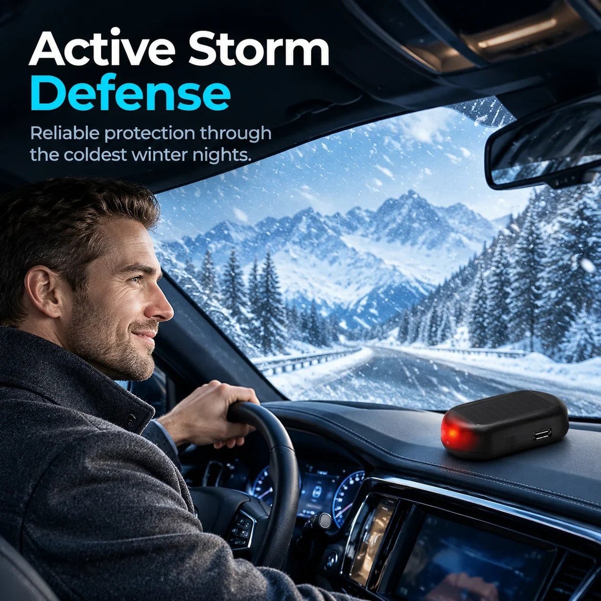 🚗❄️ Electromagnetic frost and snow remover – Effective protection for the car during winter