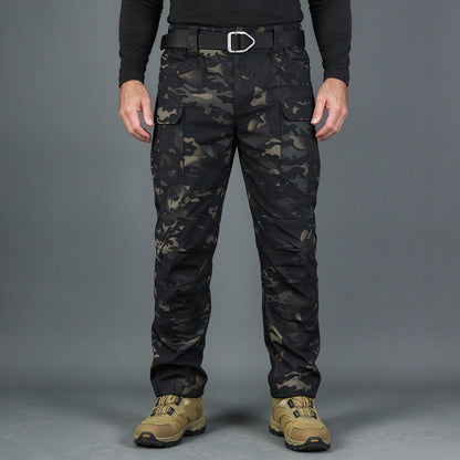 Men's Winter Fleece-Lined Tactical Cargo Pants