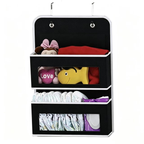 Large capacity hanging storage bag behind the door