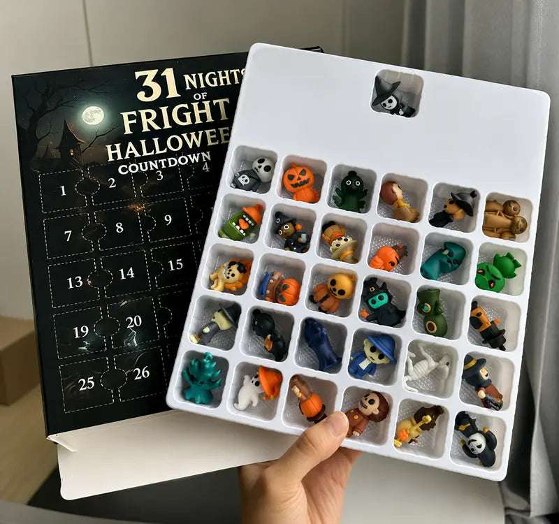 2026 Halloween Countdown Advent Calendar Gift Box-31 Nights of Fright Blindbags Surprise Set
