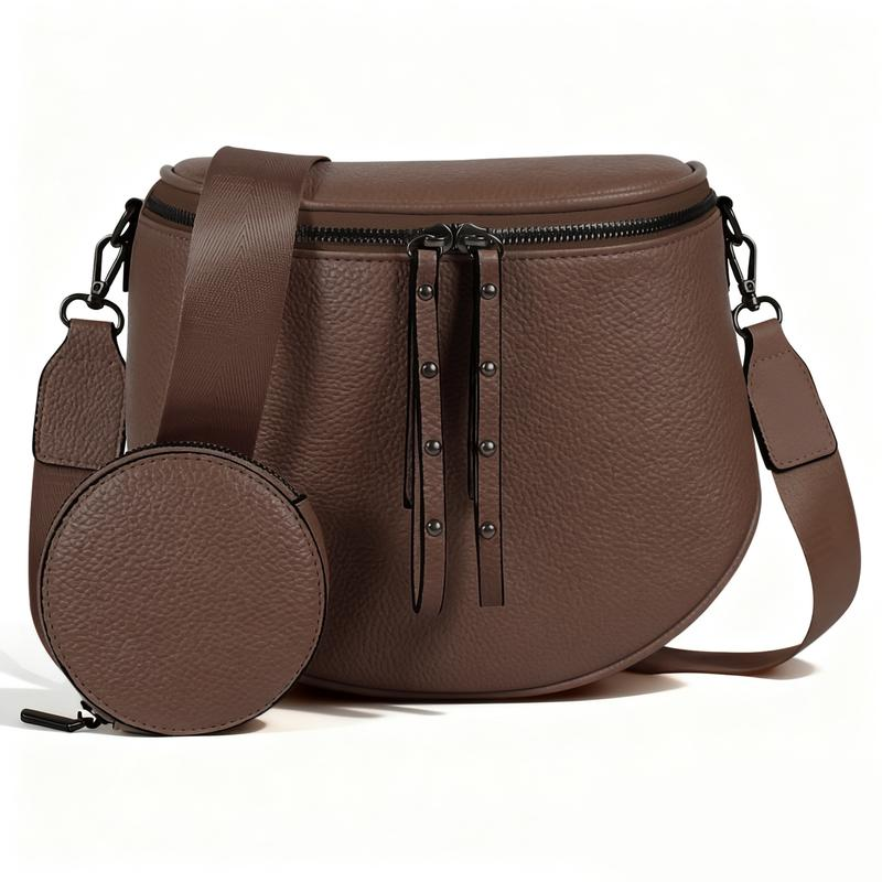 👜Women's Crossbody & Shoulder Bag - Waterproof Leather Pouch with Adjustable Strap👜