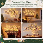 ✨ Flexible LED Branch Lights – Warm White Christmas Wall Decor