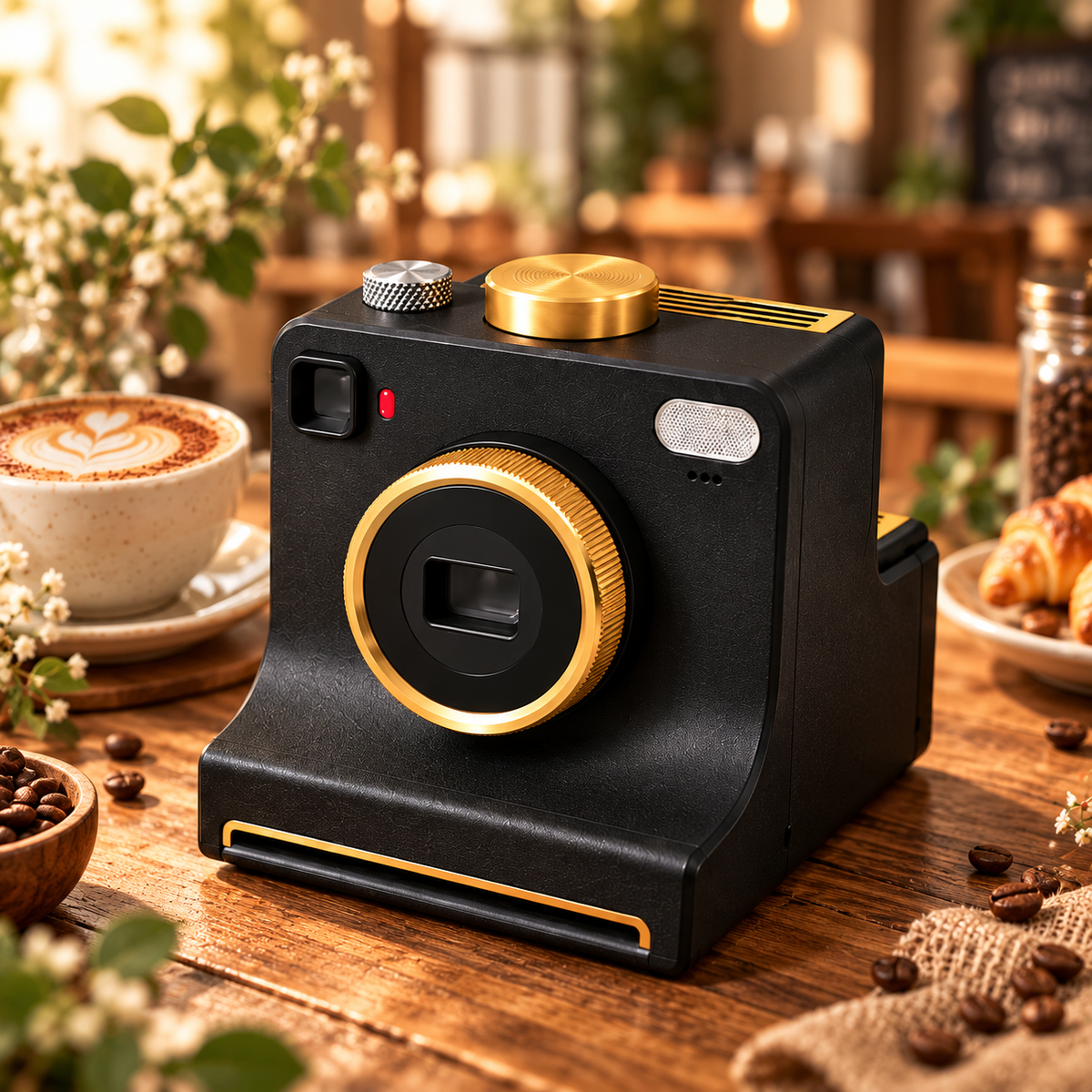 ☕️Camera-Style Coffee Latte Art Maker—A Stencil Tool for Coffee and Desserts☕️