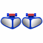 2 PCS 360° Rotating Dual-Lens Rearview Assist Blind Spot Mirror