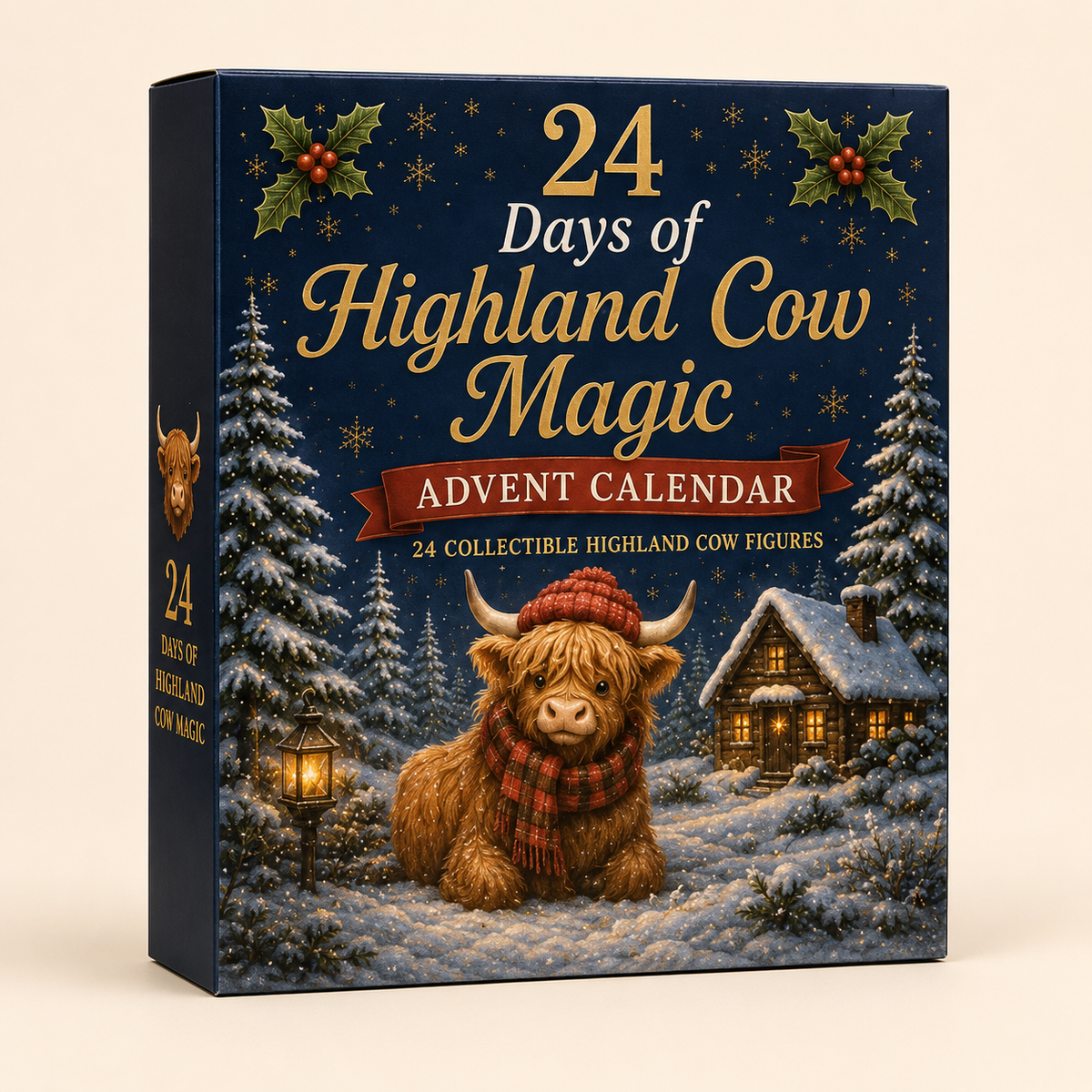 🔥LAST DAY 49% OFF-🐮 24 Days of Highland Cow Advent Calendar