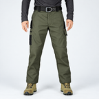 Men's All-Terrain Stretch Utility Cargo Pants - Water-Resistant & Lightweight Outdoor Trousers