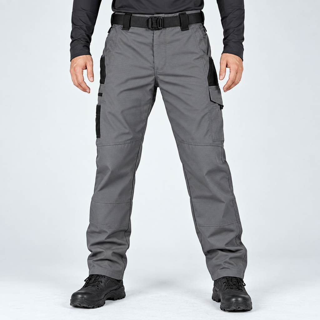 Men's All-Terrain Stretch Utility Cargo Pants - Water-Resistant & Lightweight Outdoor Trousers