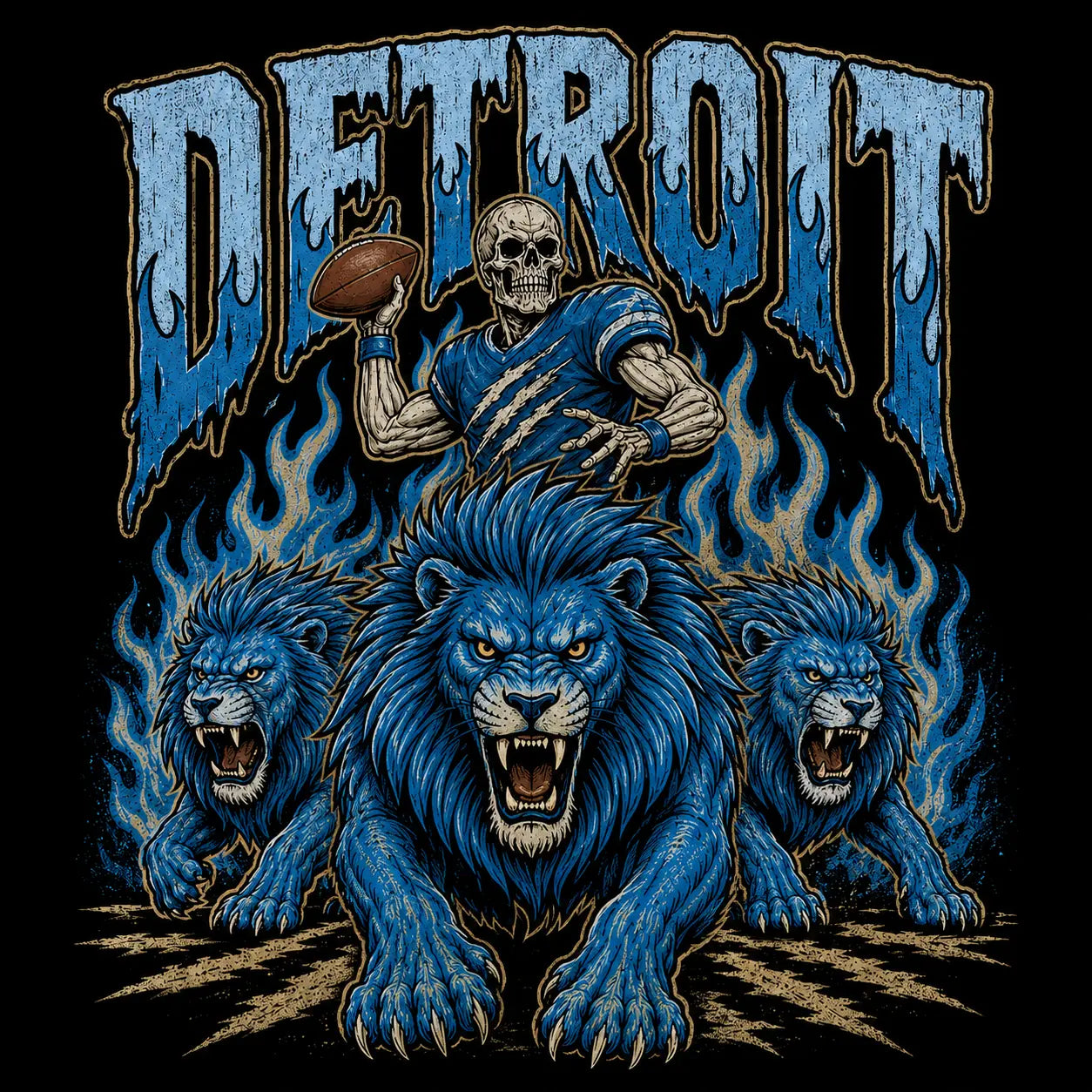 Vintage Football Graphic Crewneck Sweatshirt