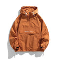 Men’s Half-Zip Windproof Waterproof Hooded Jacket
