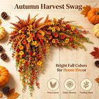 Autumn Morning Glory Hanging Artificial Vine for Garden Decor