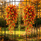 Autumn Morning Glory Hanging Artificial Vine for Garden Decor