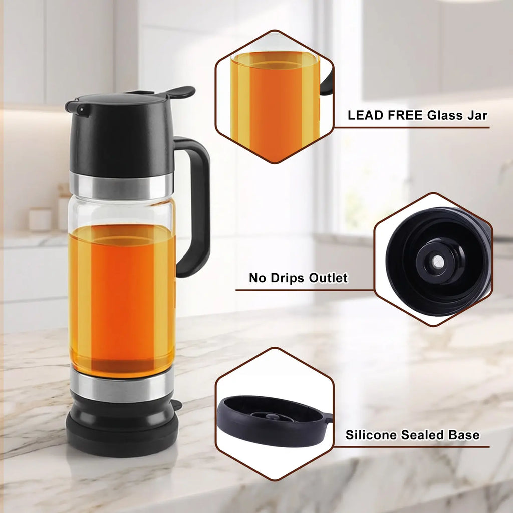 No-Drip Honey Dispenser for Clean, Effortless Everyday Pouring