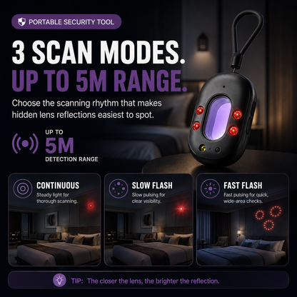 🛡️ Hidden Camera Detector – Spot Hidden Lenses Fast & Protect Your Privacy Anywhere 🔍