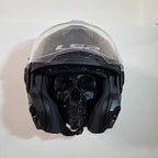 Skull Motorcycle Helmet Wall Mount