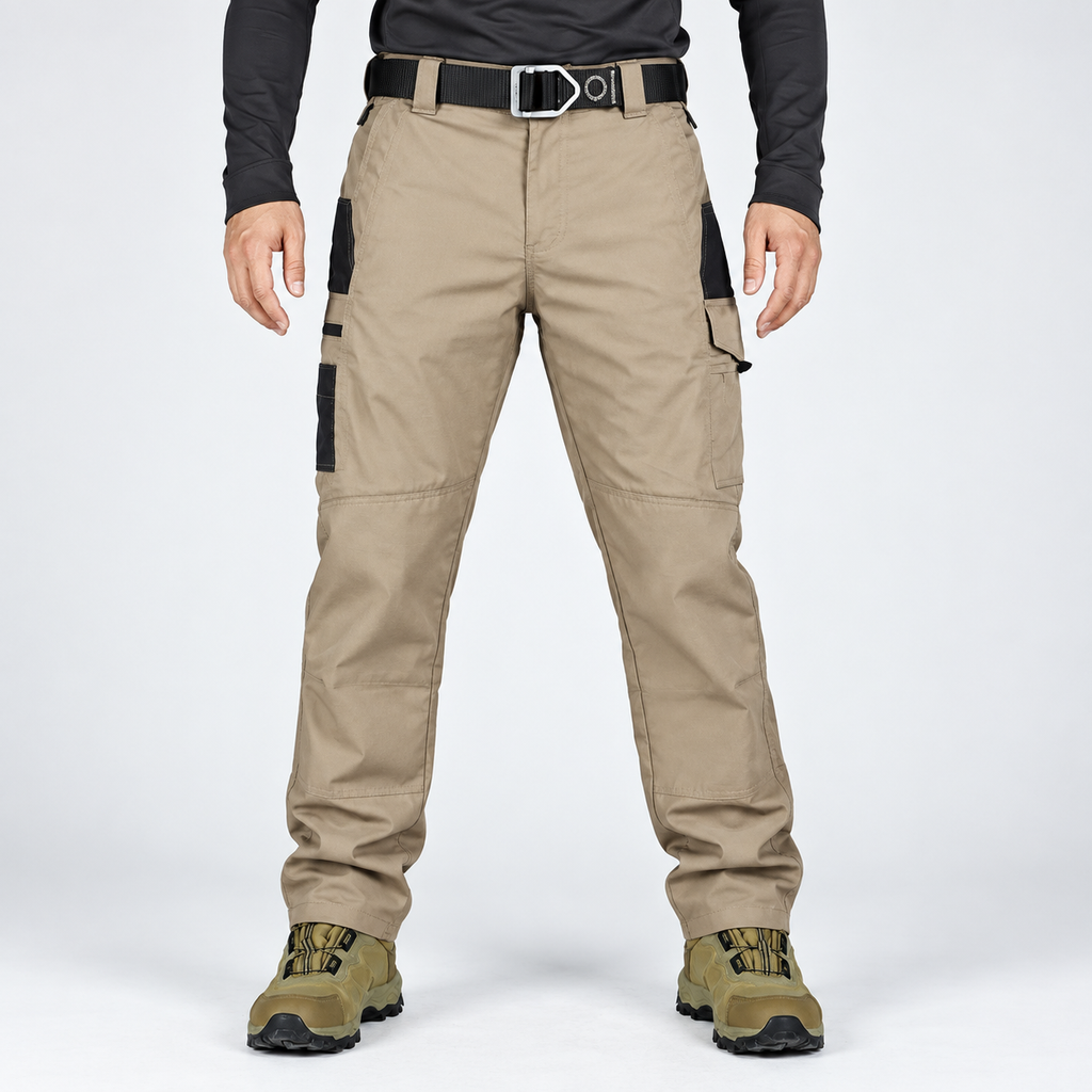 Men's All-Terrain Stretch Utility Cargo Pants - Water-Resistant & Lightweight Outdoor Trousers