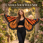 Monarch Butterfly Cardigan – Handcrafted Statement Piece 🦋