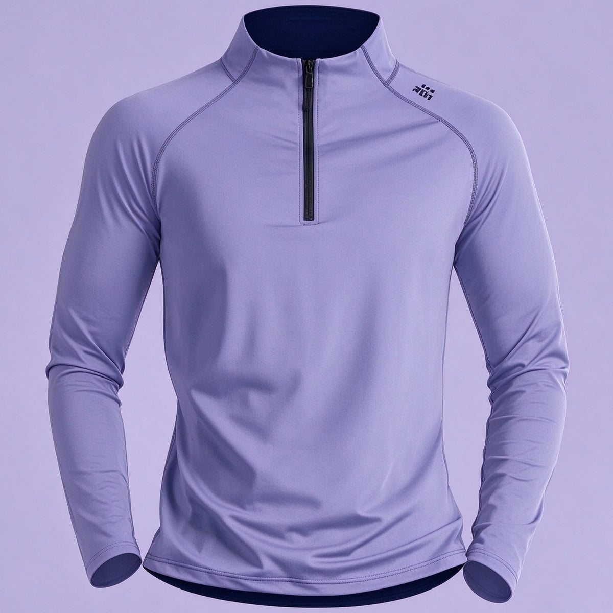 Men’s Half-Zip Long Sleeve Pullover – Stretch Comfort & Everyday Style