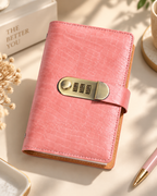 📖 A6 savings notebook, 3-Digit Resettable Password Lock, suitable for storing money and important documents 🔐