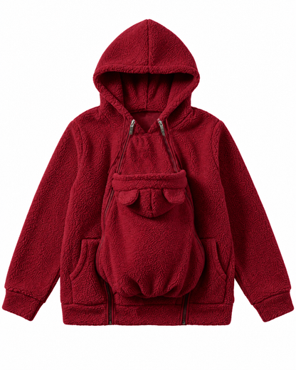 Wrap Your Little One in Warmth & Love: The Ultimate Mom & Baby Sherpa Bonding Hoodie 💖