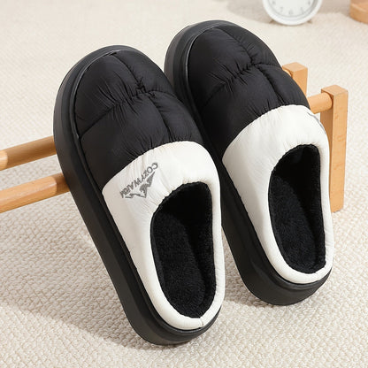 Plush Winter Slippers – Warm Cushioned Indoor Shoes