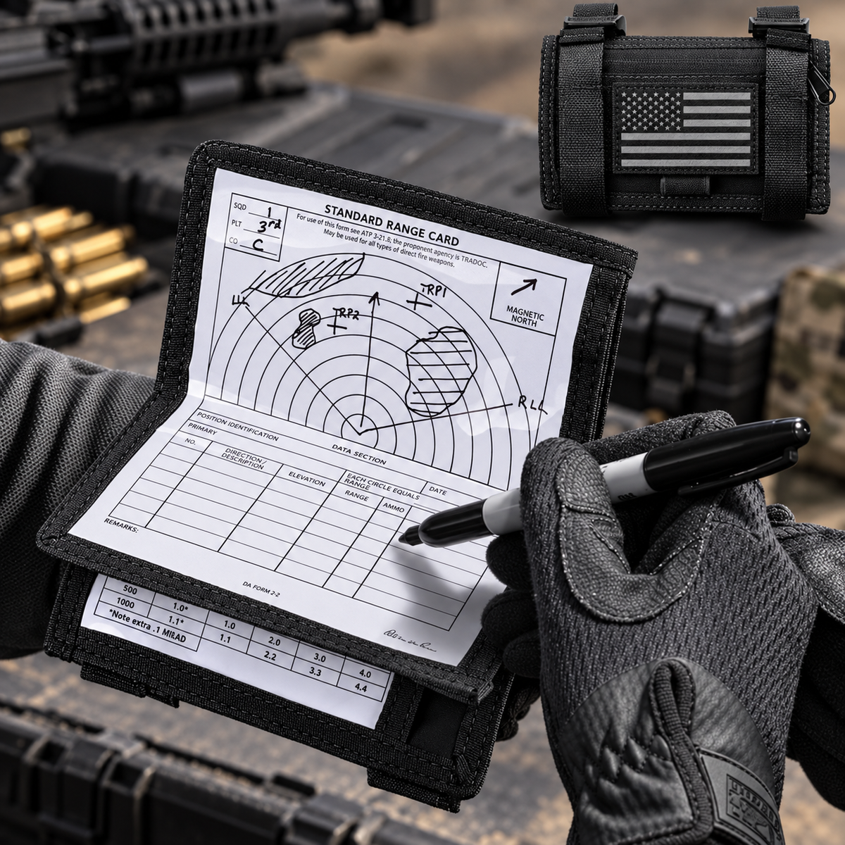 Wrist Map & Reference Card Holder