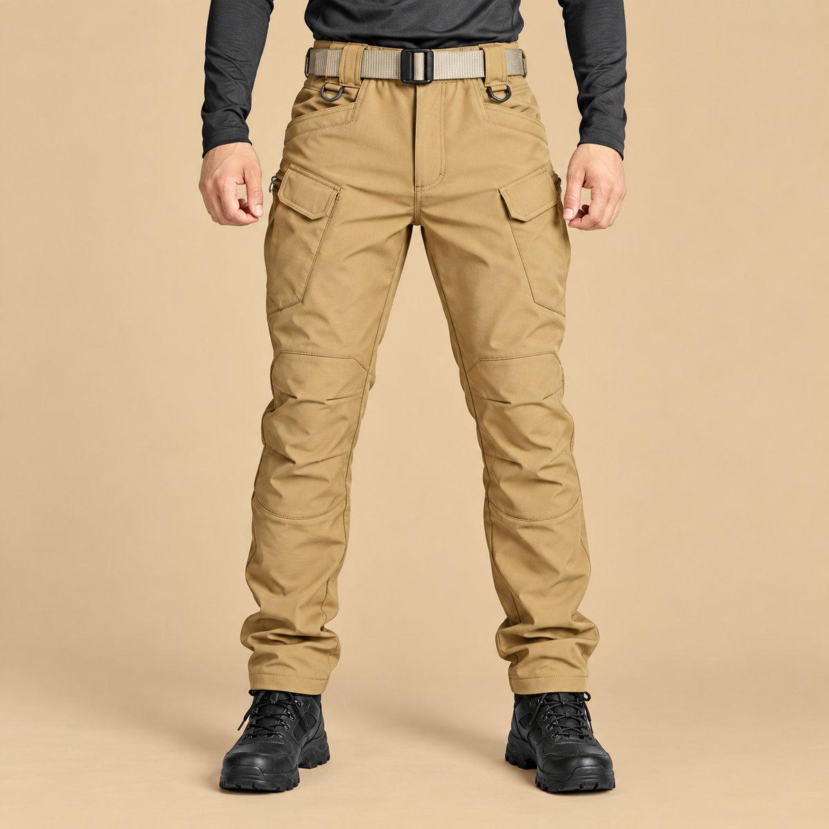 Men’s Fleece-Lined Tactical Cargo Pants